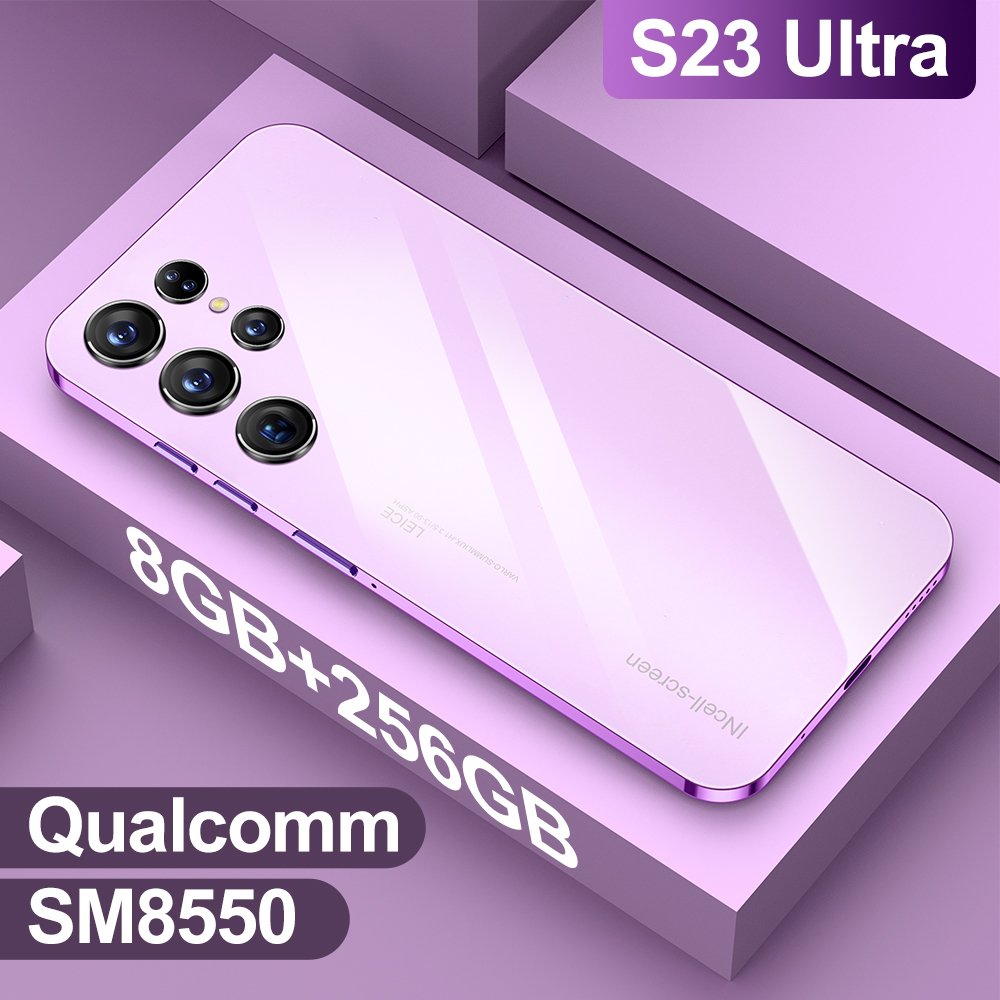 Popular New Mainstream Flagship Smartphone 23Ultra HD Screen 8+256 Memory Android Mobile Game Tiktok Video Phone Low Price